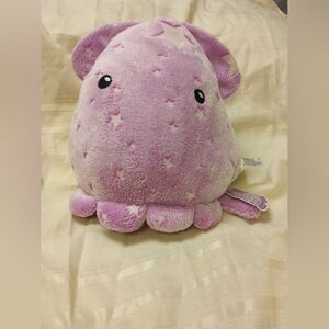 NWT ICHI Large Glow In The Dark Purple Squid 15"